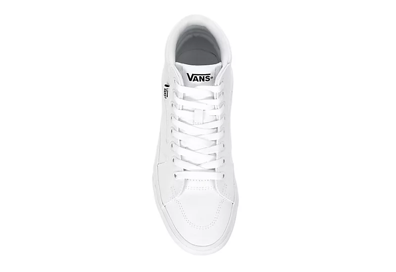 Vans Womens Filmore High Top Platform Sneaker - White 6 Vans Womens Filmore High Top Platform Sneaker - White - Image 6