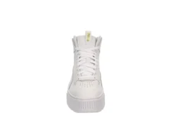Puma Womens Karmen Rebelle Mid Sneaker - White -Rack Room Footwear Sales US 01 401295 02