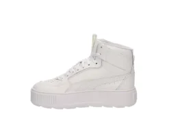 Puma Womens Karmen Rebelle Mid Sneaker - White -Rack Room Footwear Sales US 01 401295 03