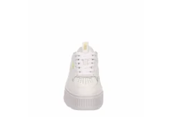 Puma Womens Karmen Rebelle Sneaker - White -Rack Room Footwear Sales US 01 401309 02
