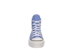 Converse Womens Chuck Taylor All Star High Top Platform Sneaker - Light Blue 9 Converse Womens Chuck Taylor All Star High Top Platform Sneaker - Light Blue -Rack Room Footwear Sales US 01 401339 02