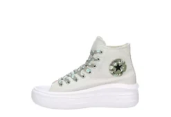 Converse Womens Chuck Taylor All Star Move High Top Sneaker - Bone -Rack Room Footwear Sales US 01 401340 03