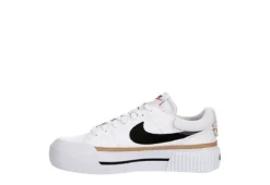 Nike Womens Court Legacy Lift Sneaker - White -Rack Room Footwear Sales US 01 401377 03