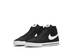 Nike Womens Court Legacy Mid Sneaker - Black