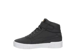 Puma Womens Carina 2.0 Chevron Mid Sneaker - Dark Grey -Rack Room Footwear Sales US 01 401446 03