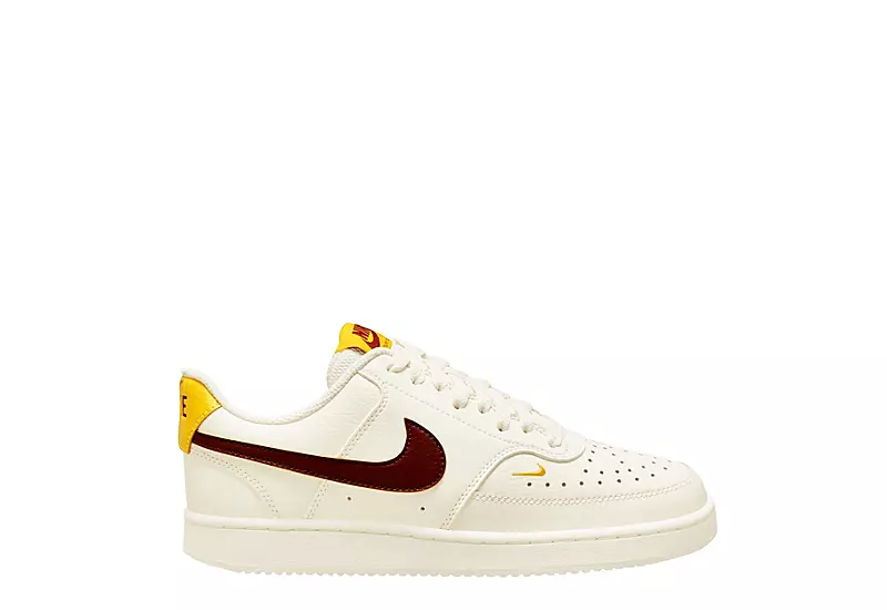 Nike Womens Court Vision Low Sneaker - Bone 2 Nike Womens Court Vision Low Sneaker - Bone - Image 2