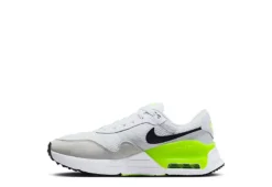 Nike Womens Air Max Systm Sneaker - White -Rack Room Footwear Sales US 01 401619 02
