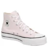 Converse Womens Chuck Taylor All Star High Top Platform Sneaker - Pale Pink