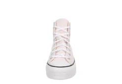 Converse Womens Chuck Taylor All Star High Top Platform Sneaker - Pale Pink -Rack Room Footwear Sales US 01 401713 02