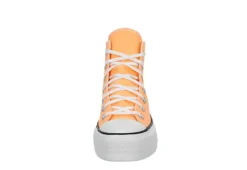 Converse Womens Chuck Taylor All Star High Top Platform Sneaker - Orange -Rack Room Footwear Sales US 01 401714 02