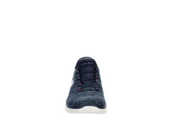 Skechers Womens Summits Slip-ins Running Shoe - Navy -Rack Room Footwear Sales US 01 401745 02
