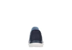 Skechers Womens Summits Slip-ins Running Shoe - Navy -Rack Room Footwear Sales US 01 401745 04