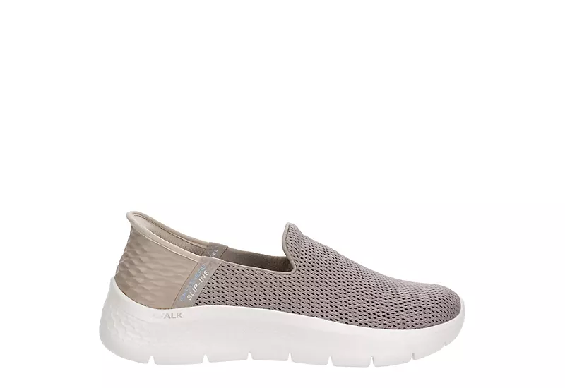 Skechers Womens Go Walk Flex Slip-ins Walking Shoe - Taupe 2 Skechers Womens Go Walk Flex Slip-ins Walking Shoe - Taupe - Image 2