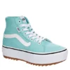 Vans Womens Filmore High Top Tapered Platform Sneaker - Aqua