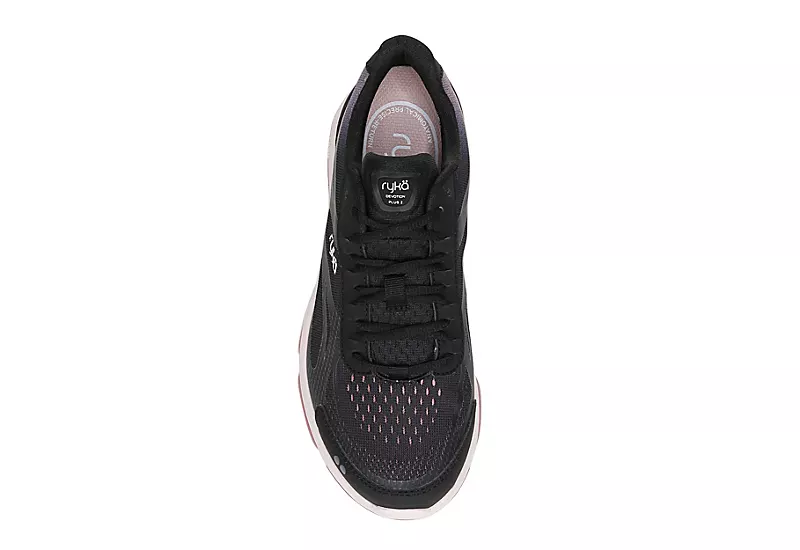 Ryka Womens Devotion Plus 2 Walking Shoe - Black 6 Ryka Womens Devotion Plus 2 Walking Shoe - Black - Image 6