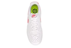 Nike Womens Court Vision Low Sneaker - White -Rack Room Footwear Sales US 01 401816 05