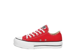 Converse Womens Chuck Taylor All Star Low Top Lift Sneaker - Red -Rack Room Footwear Sales US 01 401831 03