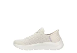Skechers Womens Go Walk Flex Bungee Slip-ins Running Shoe - Off White -Rack Room Footwear Sales US 01 401931 03