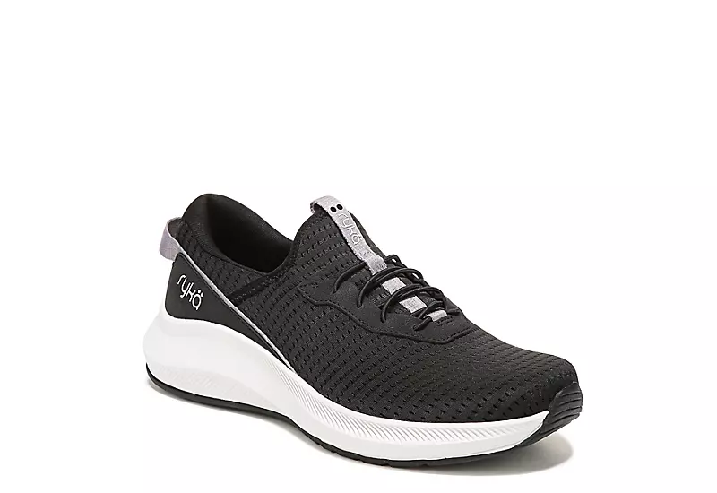 Ryka Womens Ferocity Slip On Sneaker - Black 1 Ryka Womens Ferocity Slip On Sneaker - Black