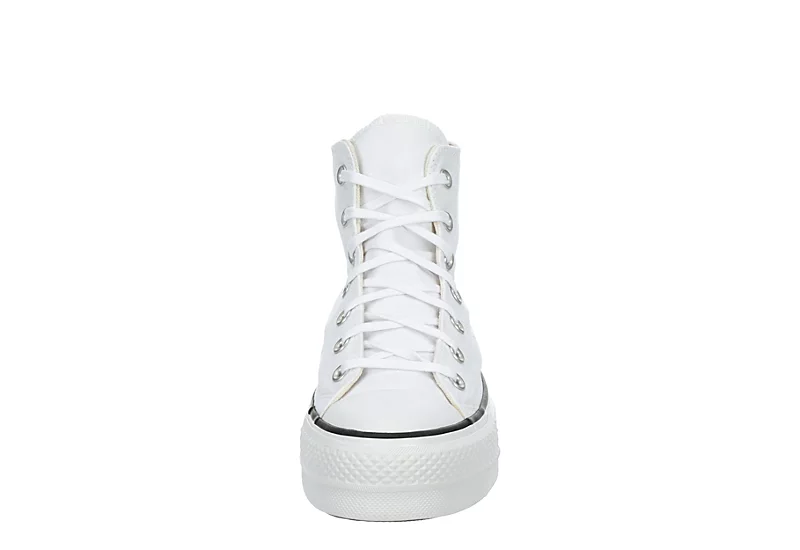Converse Womens Chuck Taylor All Star High Top Platform Sneaker - White 3 Converse Womens Chuck Taylor All Star High Top Platform Sneaker - White - Image 3