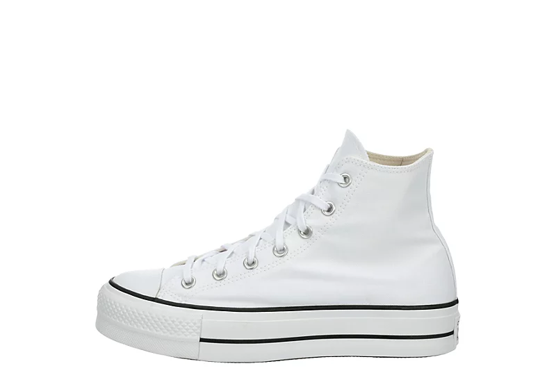 Converse Womens Chuck Taylor All Star High Top Platform Sneaker - White 4 Converse Womens Chuck Taylor All Star High Top Platform Sneaker - White - Image 4